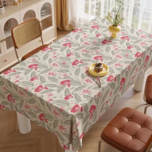 Botanical Leaves & Bloom Tablecloth