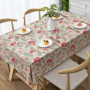 Botanical Leaves & Bloom Tablecloth