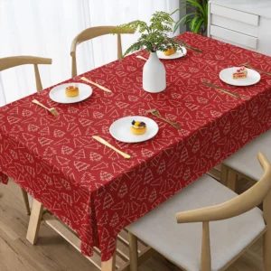 Christmas Tree Print Tablecloth