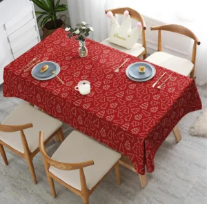 Christmas Tree Print Tablecloth
