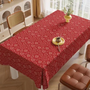 Christmas Tree Print Tablecloth