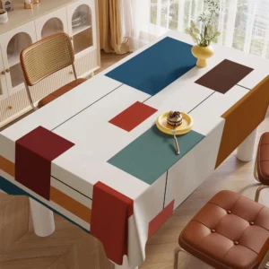 Modern Retro Pattern Tablecloth