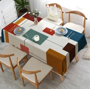 Modern Retro Pattern Tablecloth