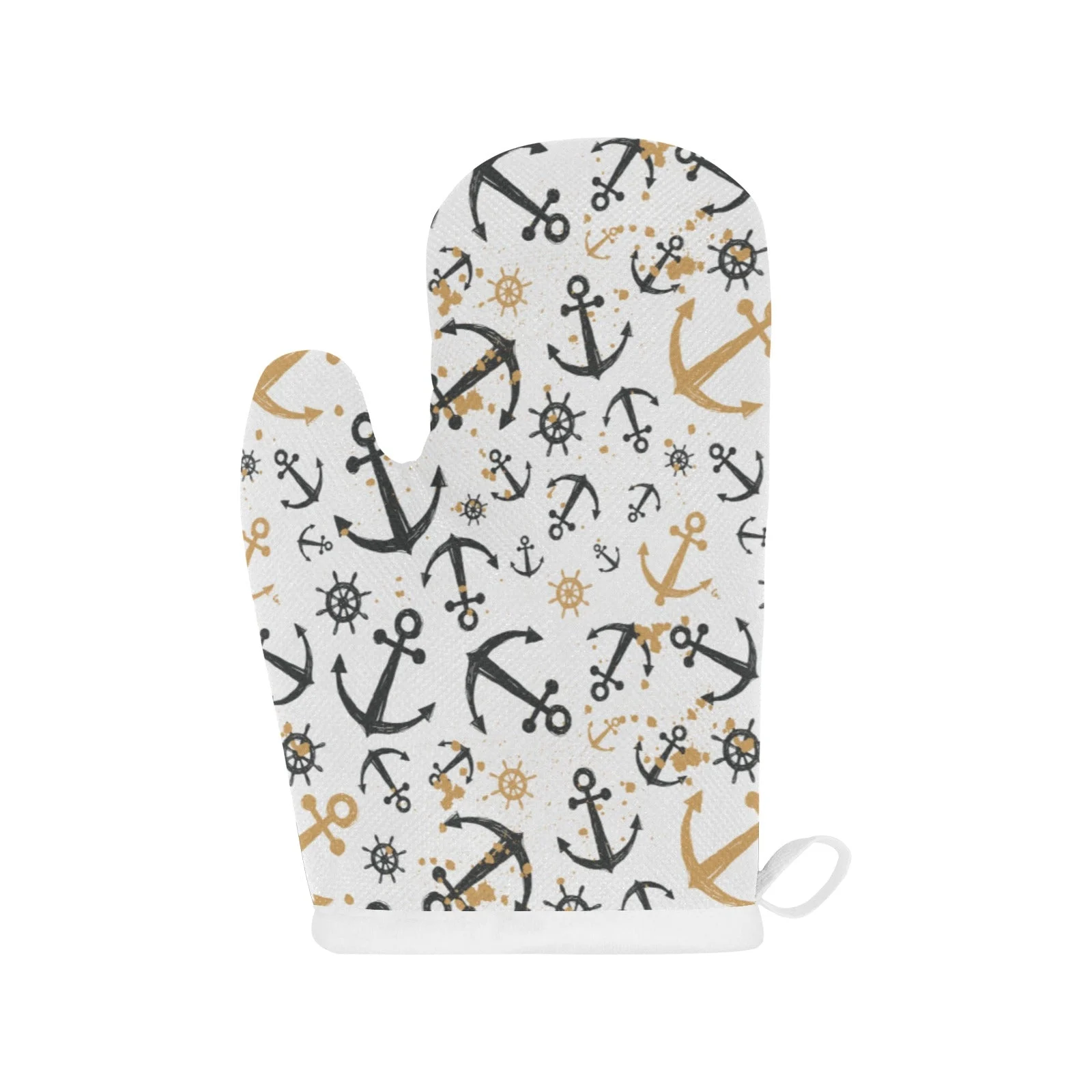 Anchors Rudders Pattern Heat Resistant Oven Mitts Pot Holders Set Anchors Rudders Pattern Heat Resistant Oven Mitts Pot Holders Set