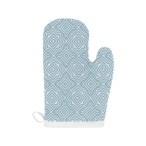 Arabic Pattern Heat Resistant Oven Mitts Pot Holders Set