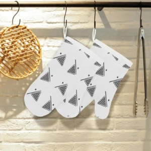 Billiard Ball Pattern Print Design 03 Heat Resistant Oven Mitts Pot Holders Set