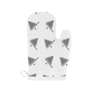 Billiard Ball Pattern Print Design 03 Heat Resistant Oven Mitts Pot Holders Set