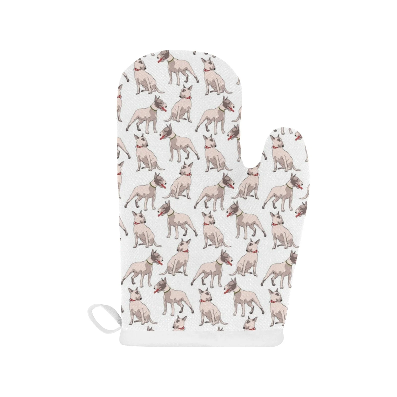 Bull Terrier Pattern Print Design 04 Heat Resistant Oven Mitts Pot Holders Set Bull Terrier Pattern Print Design 04 Heat Resistant Oven Mitts Pot Holders Set
