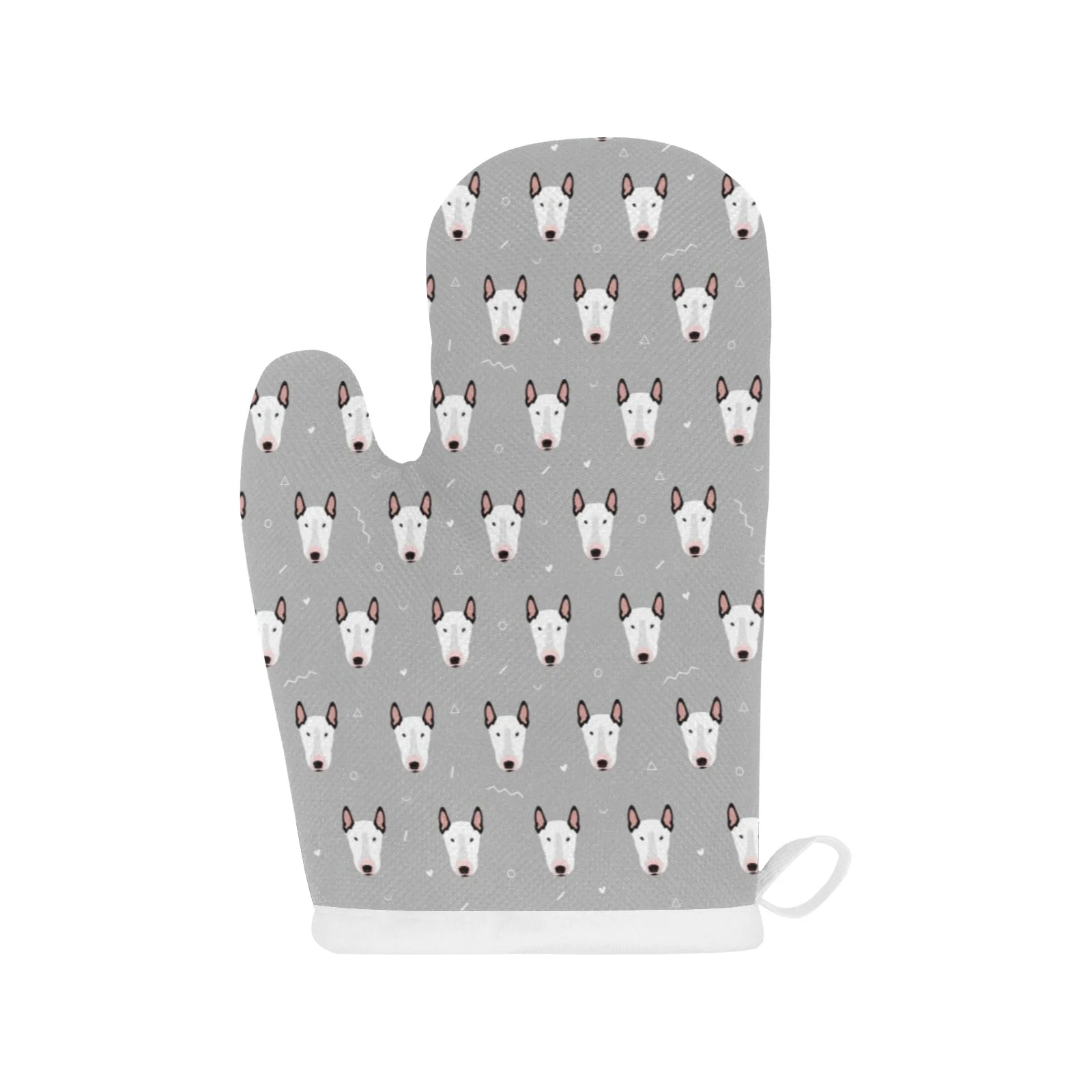 Bull Terrier Pattern Print Design 05 Heat Resistant Oven Mitts Pot Holders Set Bull Terrier Pattern Print Design 05 Heat Resistant Oven Mitts Pot Holders Set