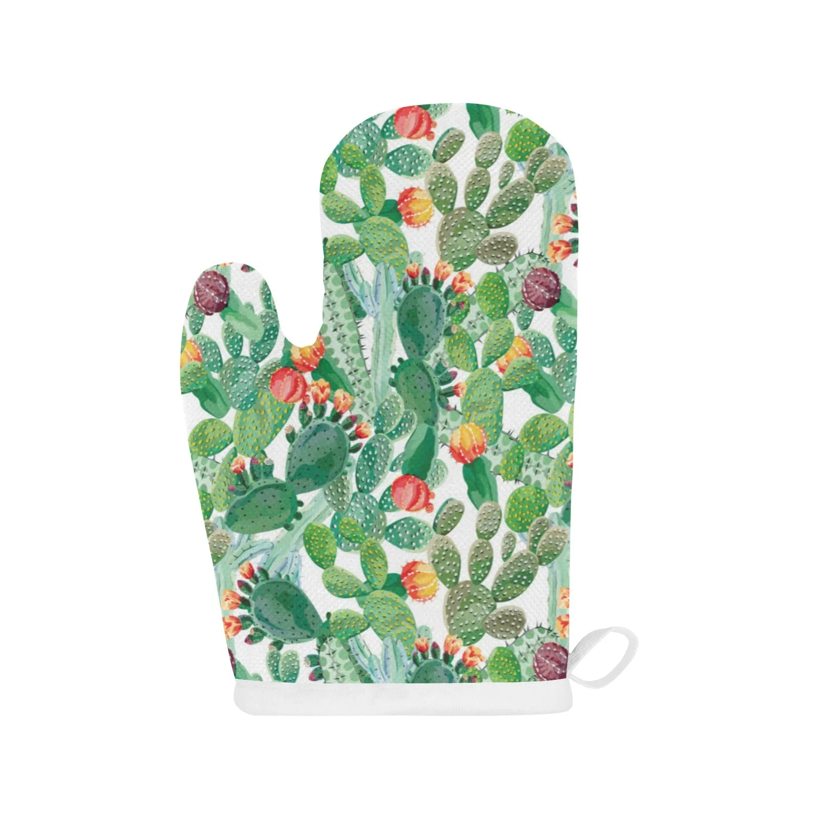 Cactus Design Pattern Copy Heat Resistant Oven Mitts Pot Holders Set Cactus Design Pattern Copy Heat Resistant Oven Mitts Pot Holders Set