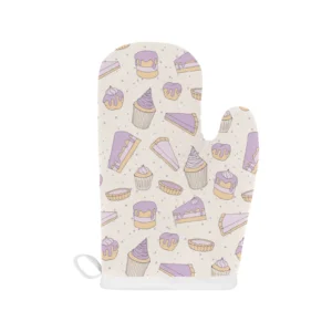 Cakes Pies Tarts Muffins and Eclairs Purple Blueberry Heat Resistant Oven Mitts Pot Holders Set