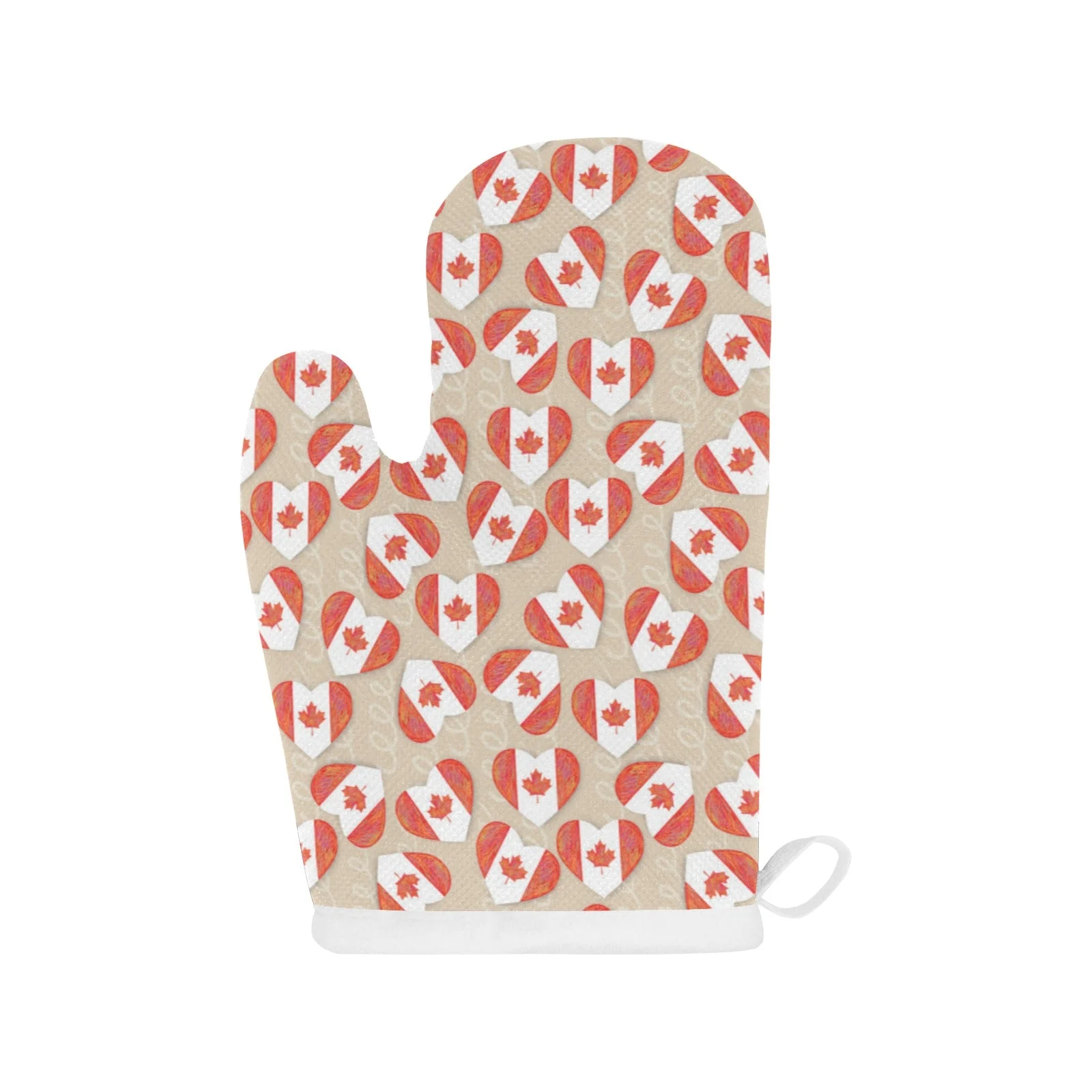 Canada Pattern Print Design 01 Heat Resistant Oven Mitts Pot Holders Set Canada Pattern Print Design 01 Heat Resistant Oven Mitts Pot Holders Set