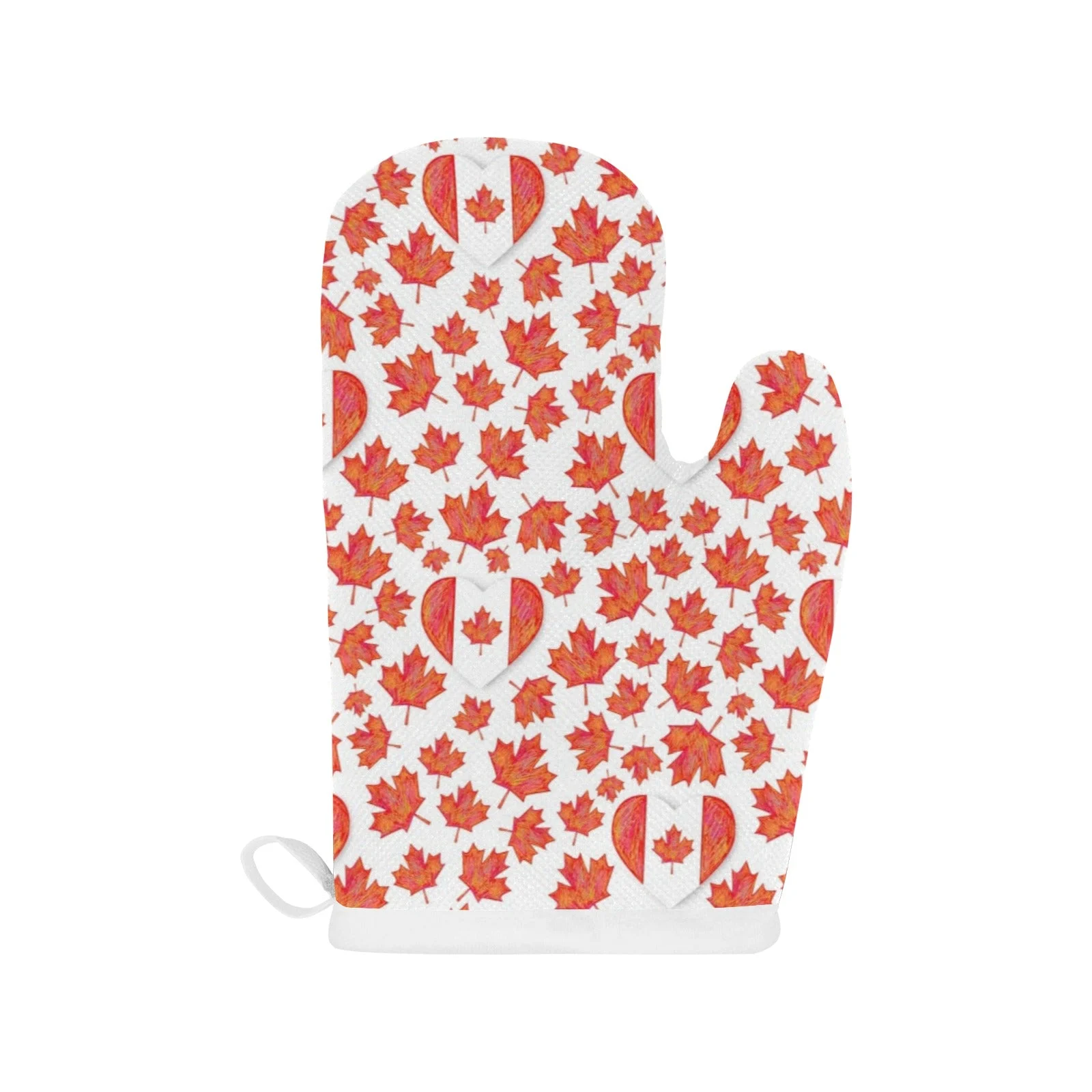 Canada Pattern Print Design 02 Heat Resistant Oven Mitts Pot Holders Set Canada Pattern Print Design 02 Heat Resistant Oven Mitts Pot Holders Set
