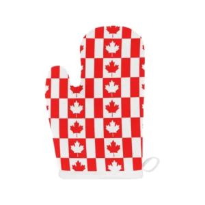 Canada Pattern Print Design 05 Heat Resistant Oven Mitts Pot Holders Set