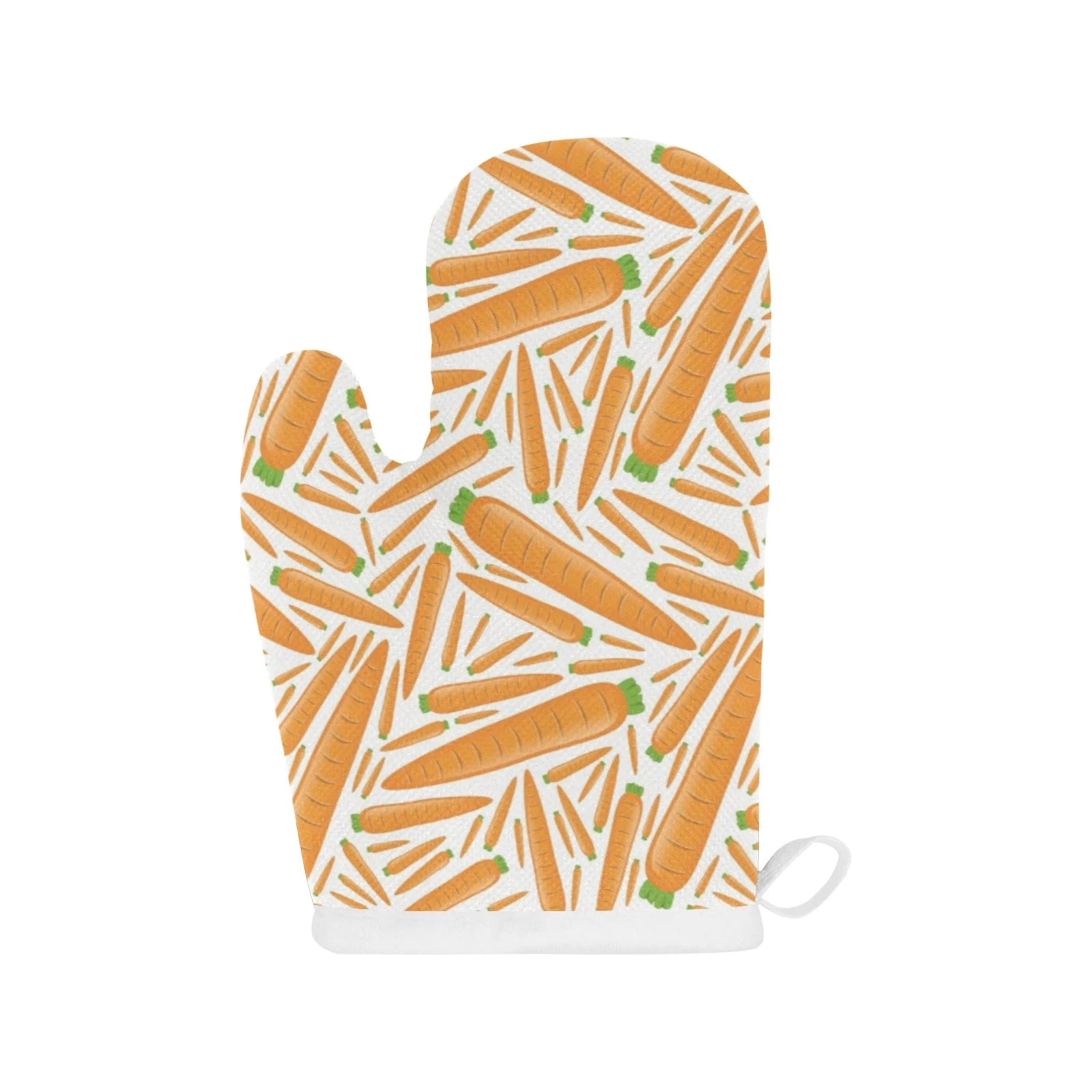 Carrot Pattern Print Design 02 Heat Resistant Oven Mitts Pot Holders Set Carrot Pattern Print Design 02 Heat Resistant Oven Mitts Pot Holders Set