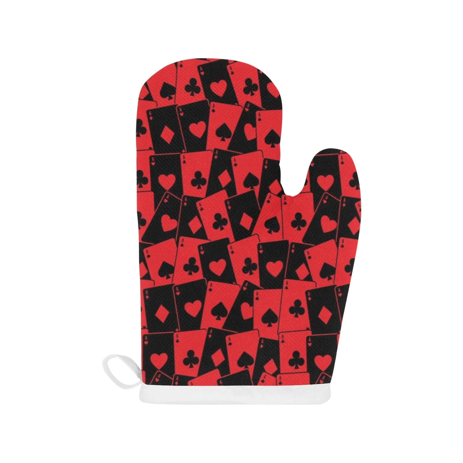 Casino Cards Suits Pattern Print Design 02 Heat Resistant Oven Mitts Pot Holders Set Casino Cards Suits Pattern Print Design 02 Heat Resistant Oven Mitts Pot Holders Set