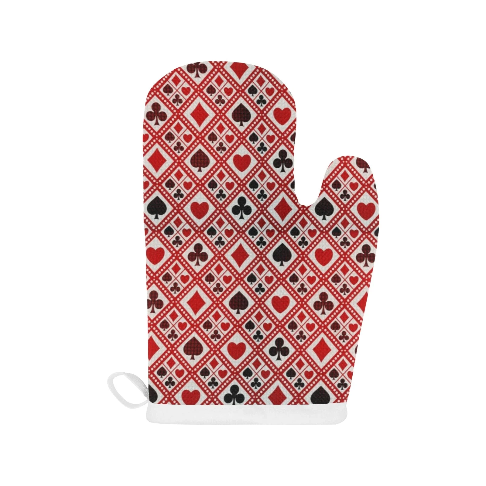 Casino Cards Suits Pattern Print Design 03 Heat Resistant Oven Mitts Pot Holders Set Casino Cards Suits Pattern Print Design 03 Heat Resistant Oven Mitts Pot Holders Set