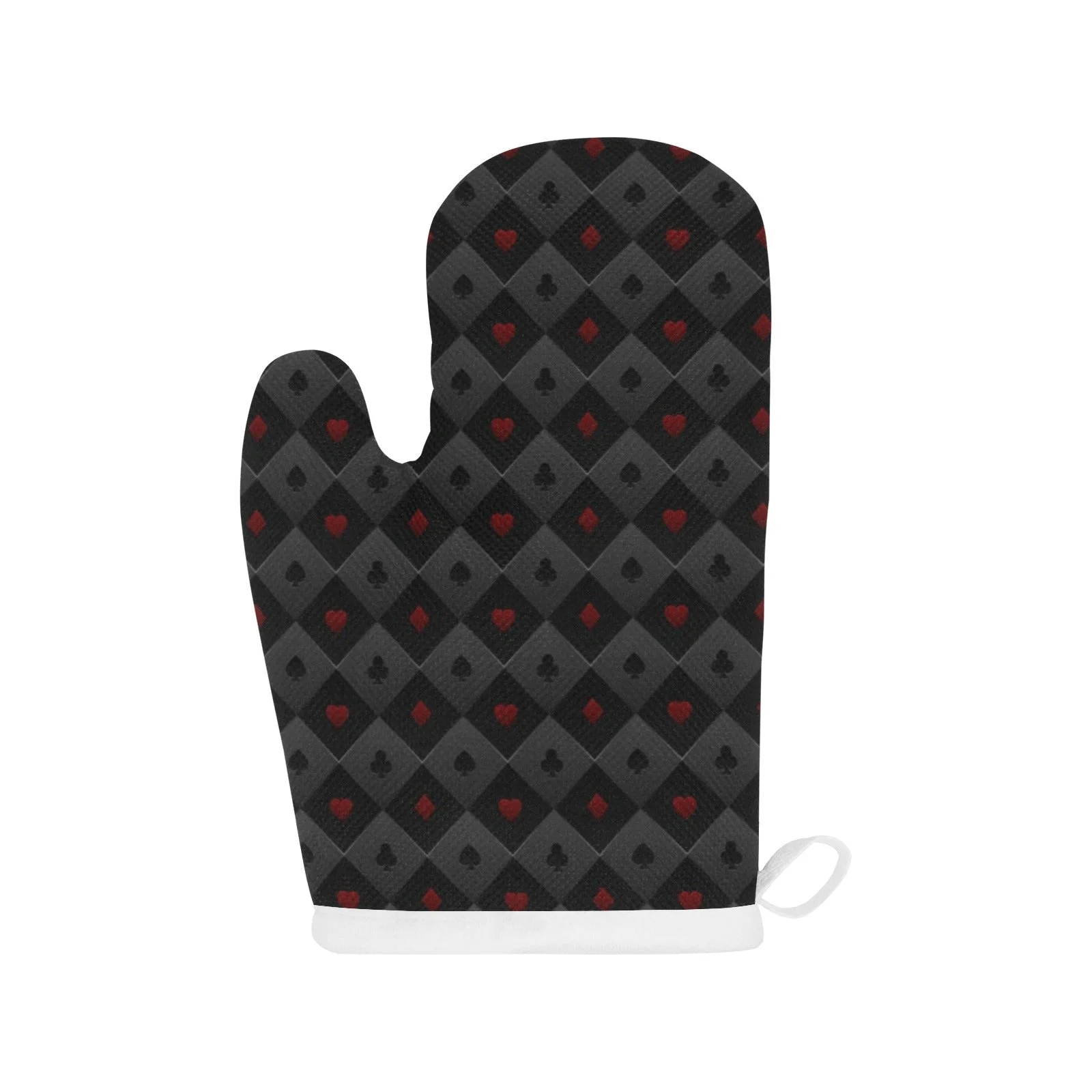 Casino Cards Suits Pattern Print Design 05 Heat Resistant Oven Mitts Pot Holders Set Casino Cards Suits Pattern Print Design 05 Heat Resistant Oven Mitts Pot Holders Set