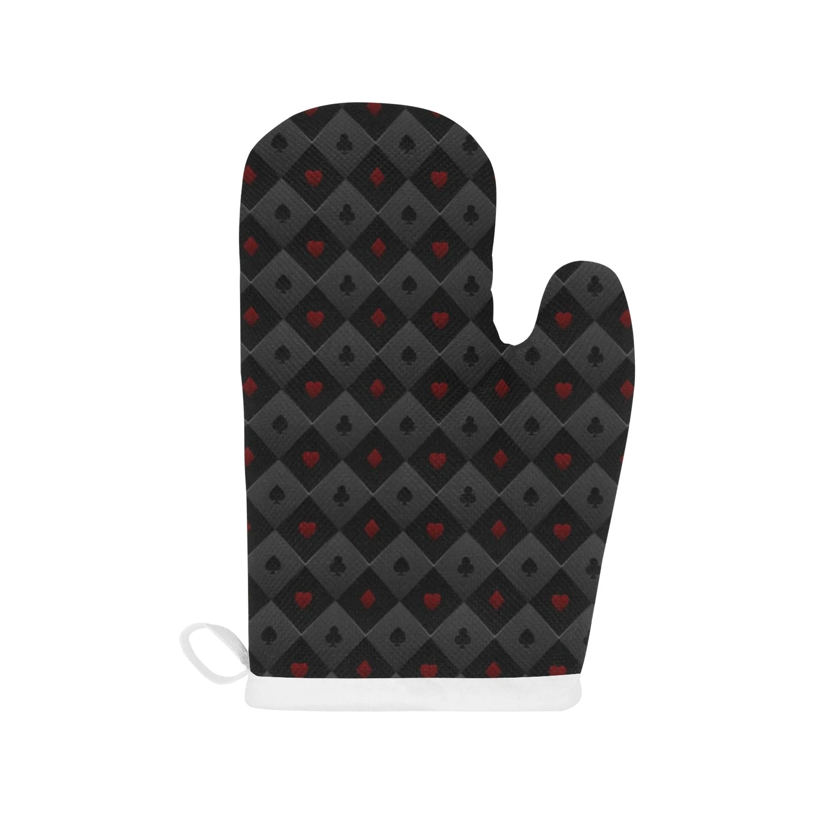 Casino Cards Suits Pattern Print Design 05 Heat Resistant Oven Mitts Pot Holders Set Casino Cards Suits Pattern Print Design 05 Heat Resistant Oven Mitts Pot Holders Set