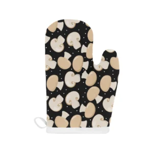 Champignon mushroom pattern Heat Resistant Oven Mitts Pot Holders Set