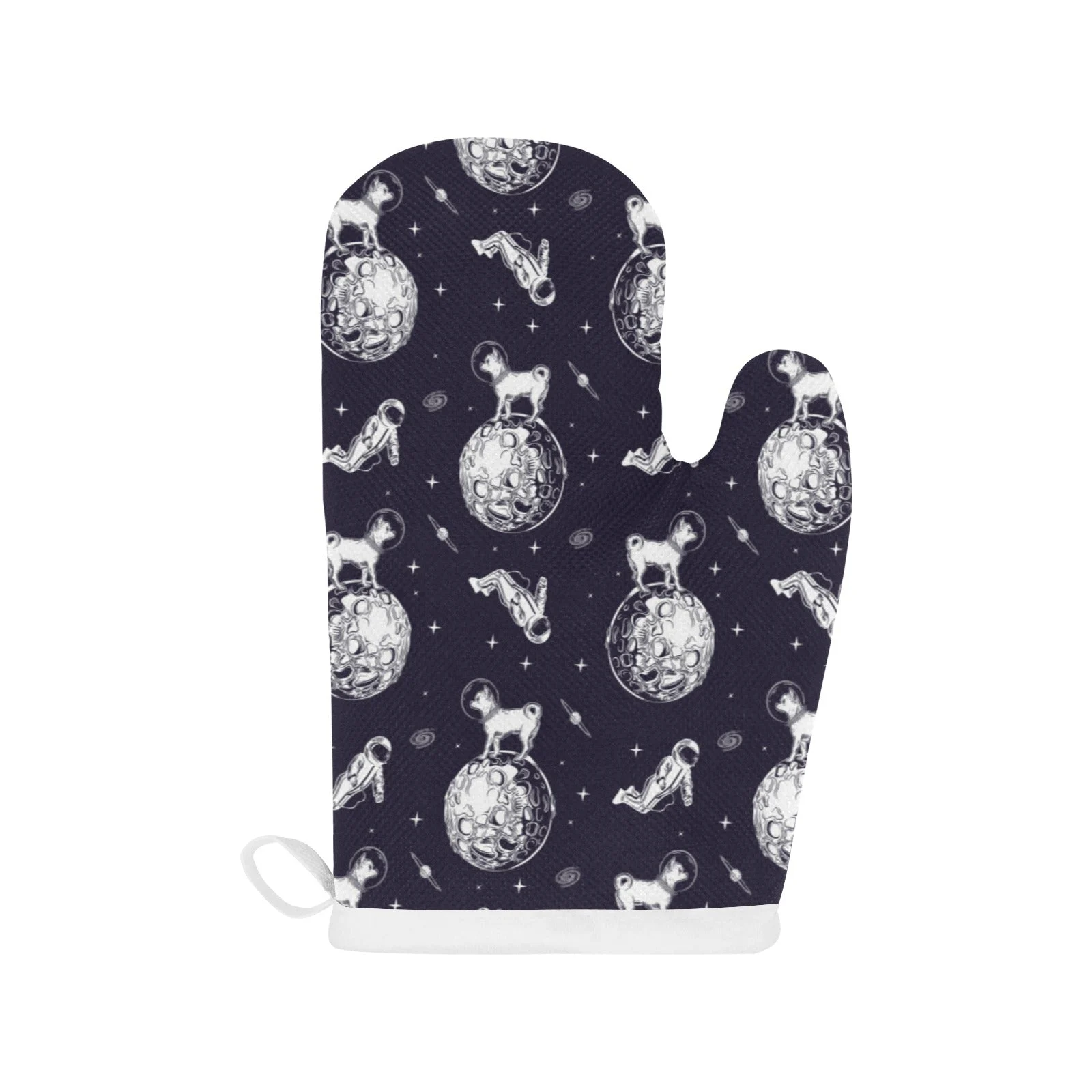 Chihuahua Space Helmet Astronaut Pattern Heat Resistant Oven Mitts Pot Holders Set Chihuahua Space Helmet Astronaut Pattern Heat Resistant Oven Mitts Pot Holders Set