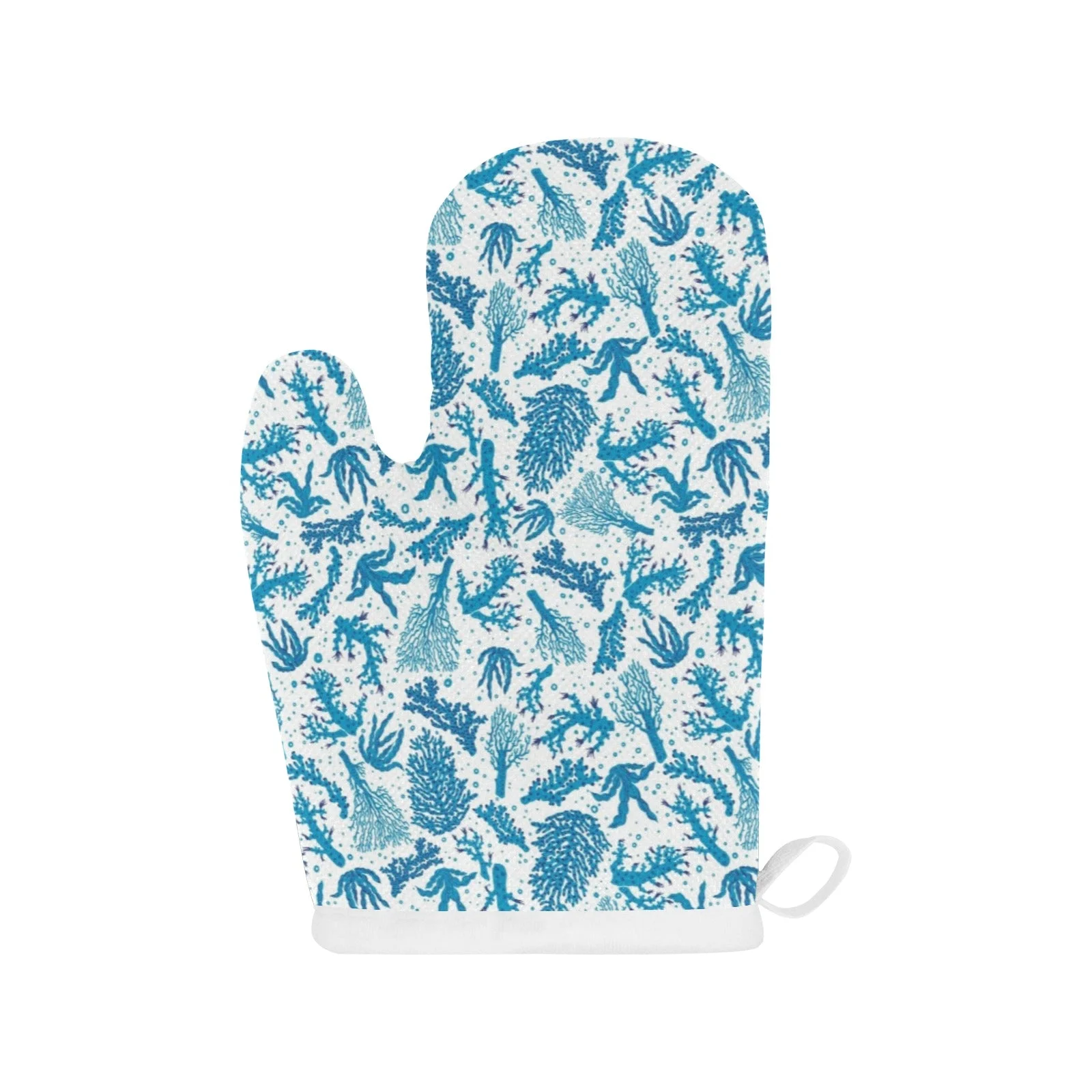 Coral Reef Pattern Print Design 01 Heat Resistant Oven Mitts Pot Holders Set Coral Reef Pattern Print Design 01 Heat Resistant Oven Mitts Pot Holders Set