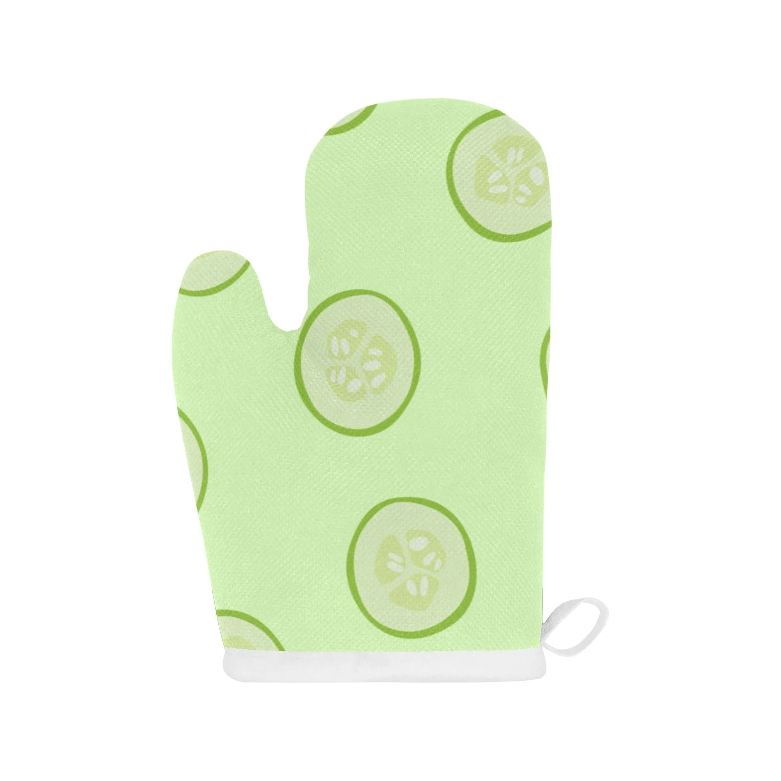 Cucumber Pattern Heat Resistant Oven Mitts Pot Holders Set Cucumber Pattern Heat Resistant Oven Mitts Pot Holders Set