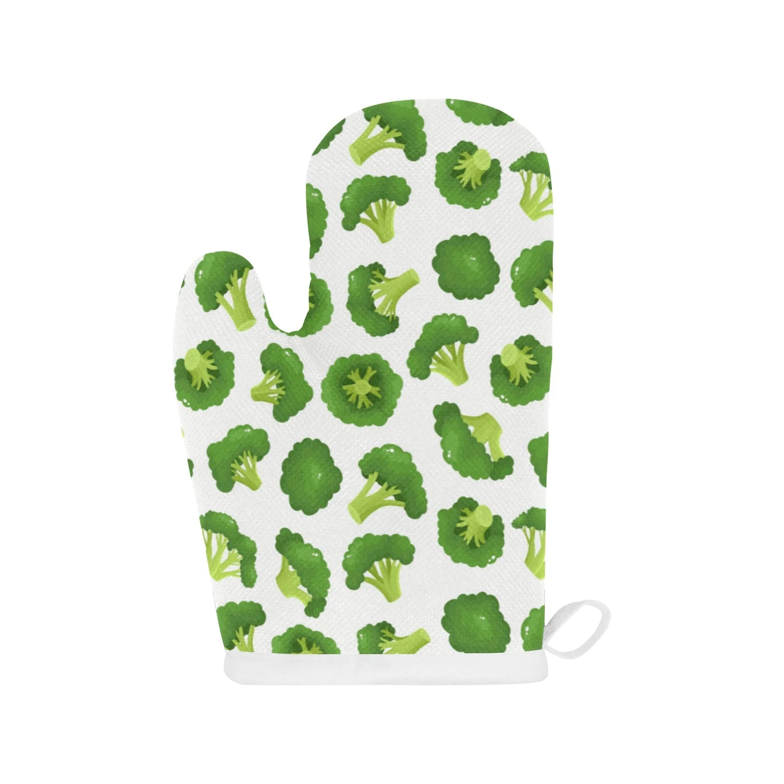 Cute Broccoli Pattern Heat Resistant Oven Mitts Pot Holders Set Cute Broccoli Pattern Heat Resistant Oven Mitts Pot Holders Set