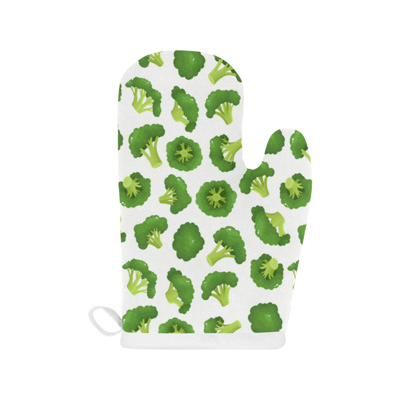 Cute Broccoli Pattern Heat Resistant Oven Mitts Pot Holders Set Cute Broccoli Pattern Heat Resistant Oven Mitts Pot Holders Set
