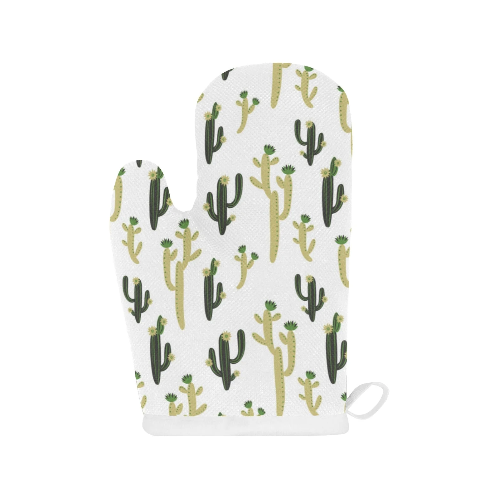 Cute Cactus Pattern Heat Resistant Oven Mitts Pot Holders Set Cute Cactus Pattern Heat Resistant Oven Mitts Pot Holders Set