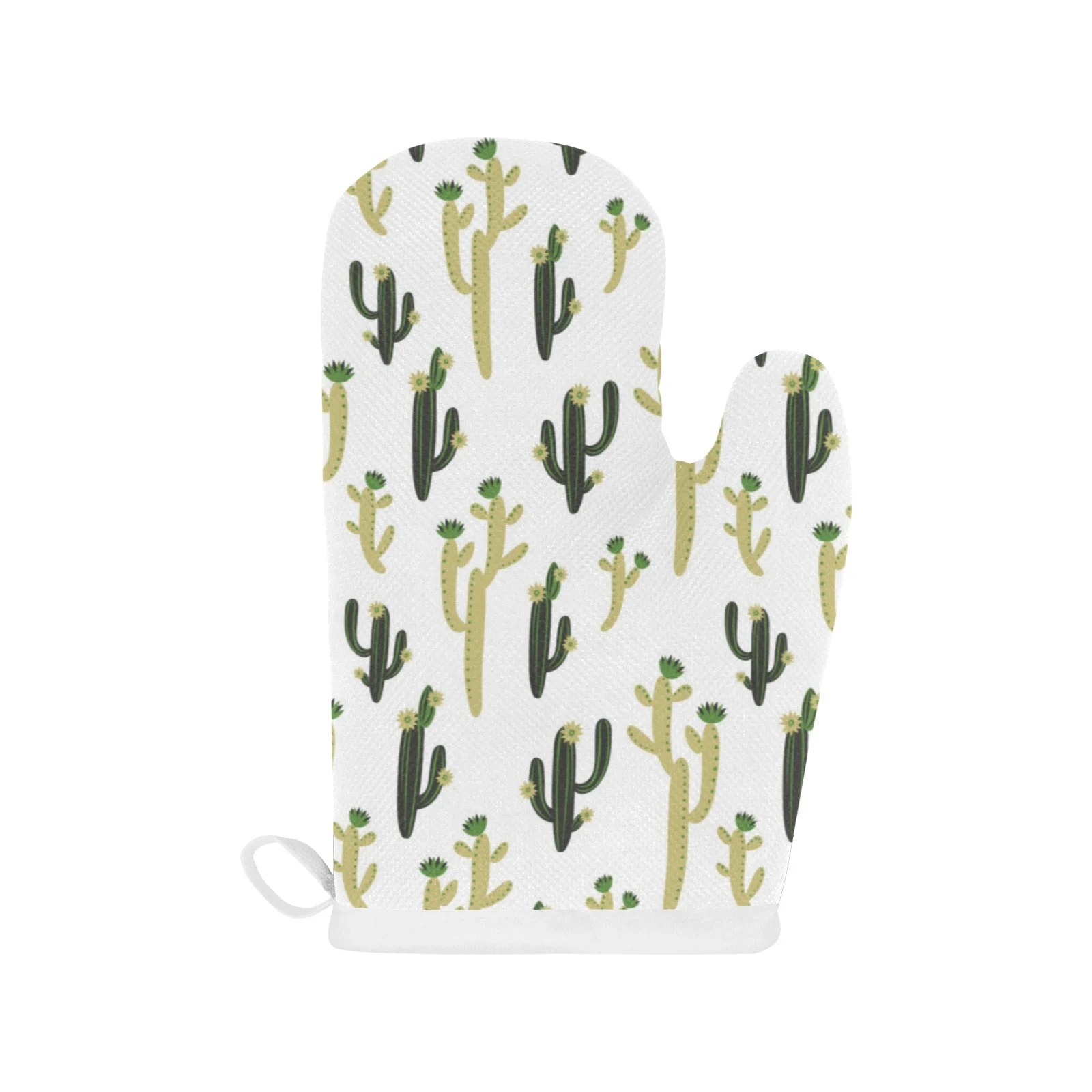 Cute Cactus Pattern Heat Resistant Oven Mitts Pot Holders Set Cute Cactus Pattern Heat Resistant Oven Mitts Pot Holders Set