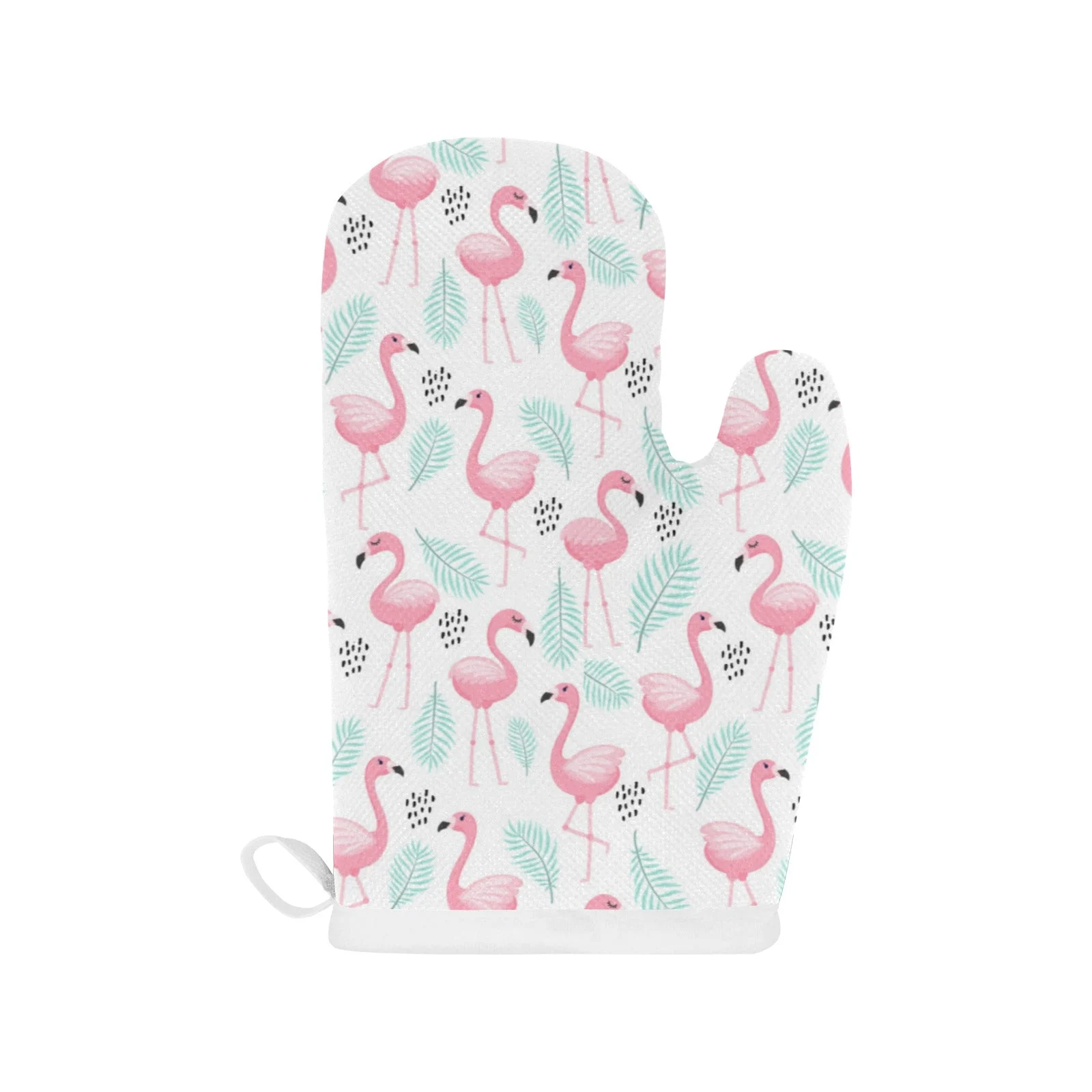 Cute Flamingo Pattern Heat Resistant Oven Mitts Pot Holders Set Cute Flamingo Pattern Heat Resistant Oven Mitts Pot Holders Set