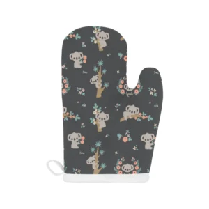 Cute Koala Pattern Heat Resistant Oven Mitts Pot Holders Set