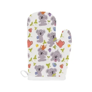 Cute Koalas Teapots Tea Heat Resistant Oven Mitts Pot Holders Set