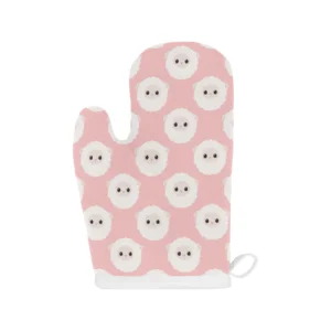 Cute Sheep Pattern Heat Resistant Oven Mitts Pot Holders Set
