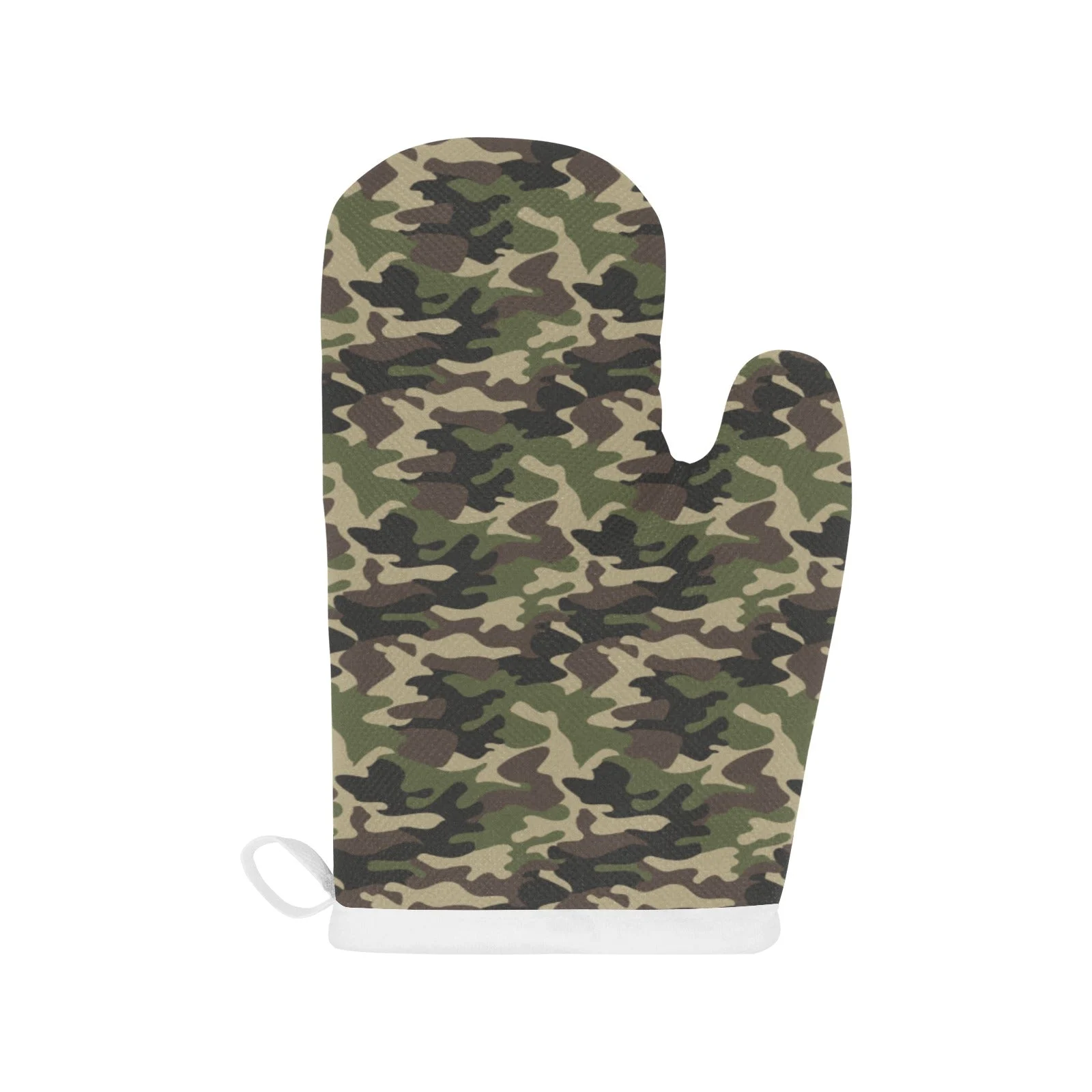 Dark Green Camouflage Pattern Heat Resistant Oven Mitts Pot Holders Set Dark Green Camouflage Pattern Heat Resistant Oven Mitts Pot Holders Set
