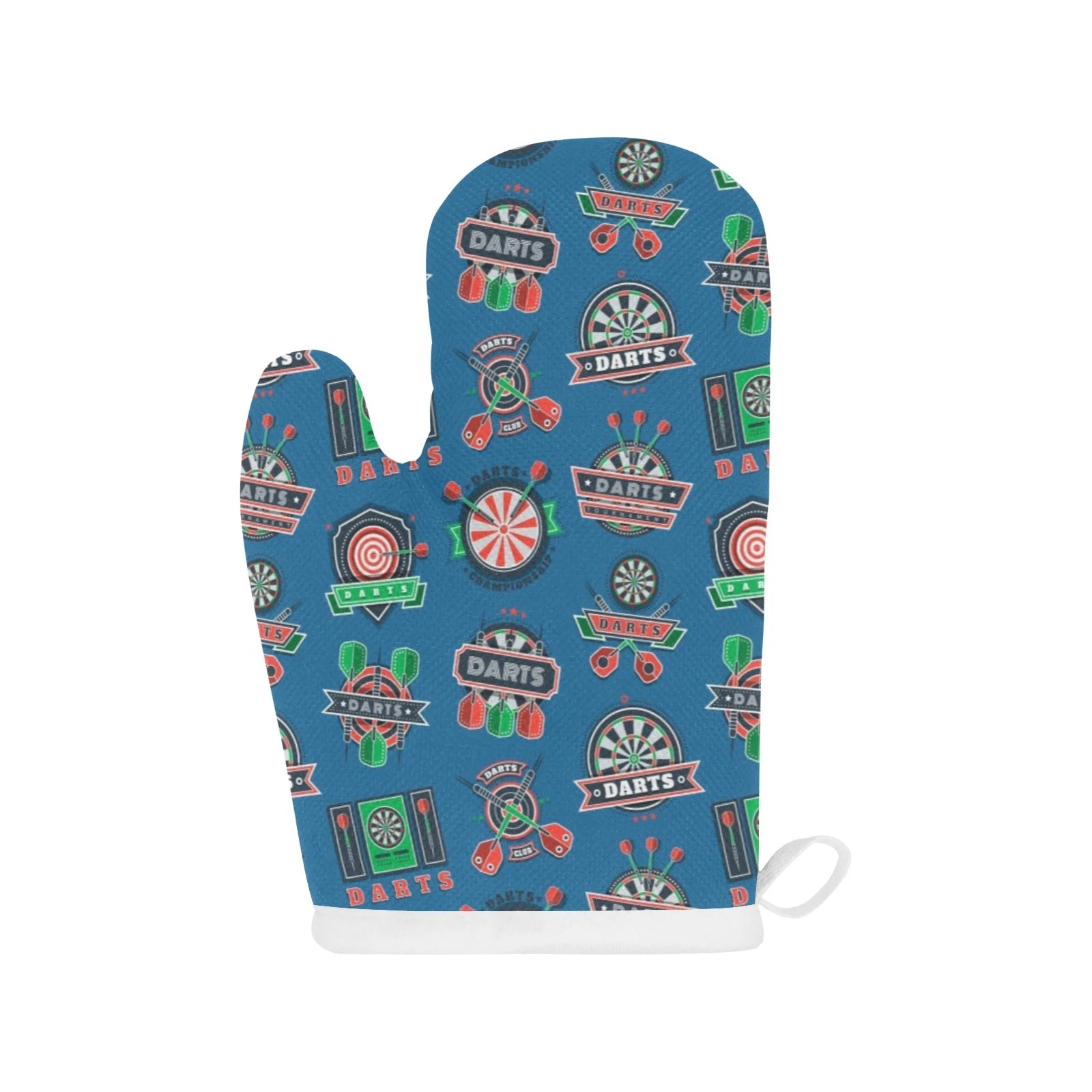 Darts Pattern Print Design 02 Heat Resistant Oven Mitts Pot Holders Set Darts Pattern Print Design 02 Heat Resistant Oven Mitts Pot Holders Set