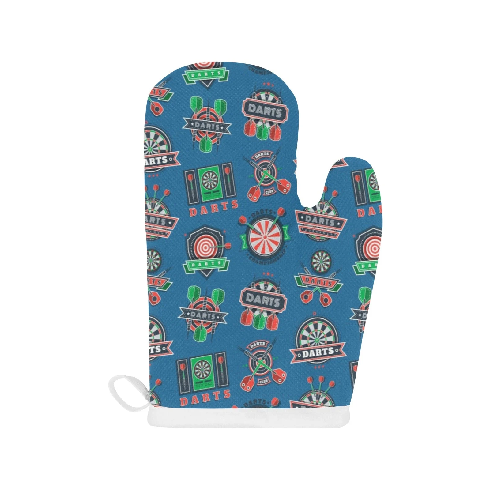 Darts Pattern Print Design 02 Heat Resistant Oven Mitts Pot Holders Set Darts Pattern Print Design 02 Heat Resistant Oven Mitts Pot Holders Set