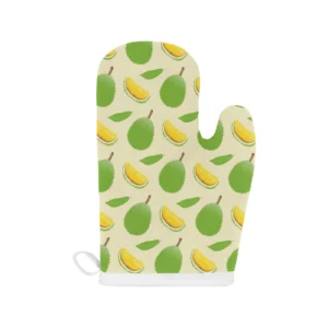 Durian Pattern Heat Resistant Oven Mitts Pot Holders Set
