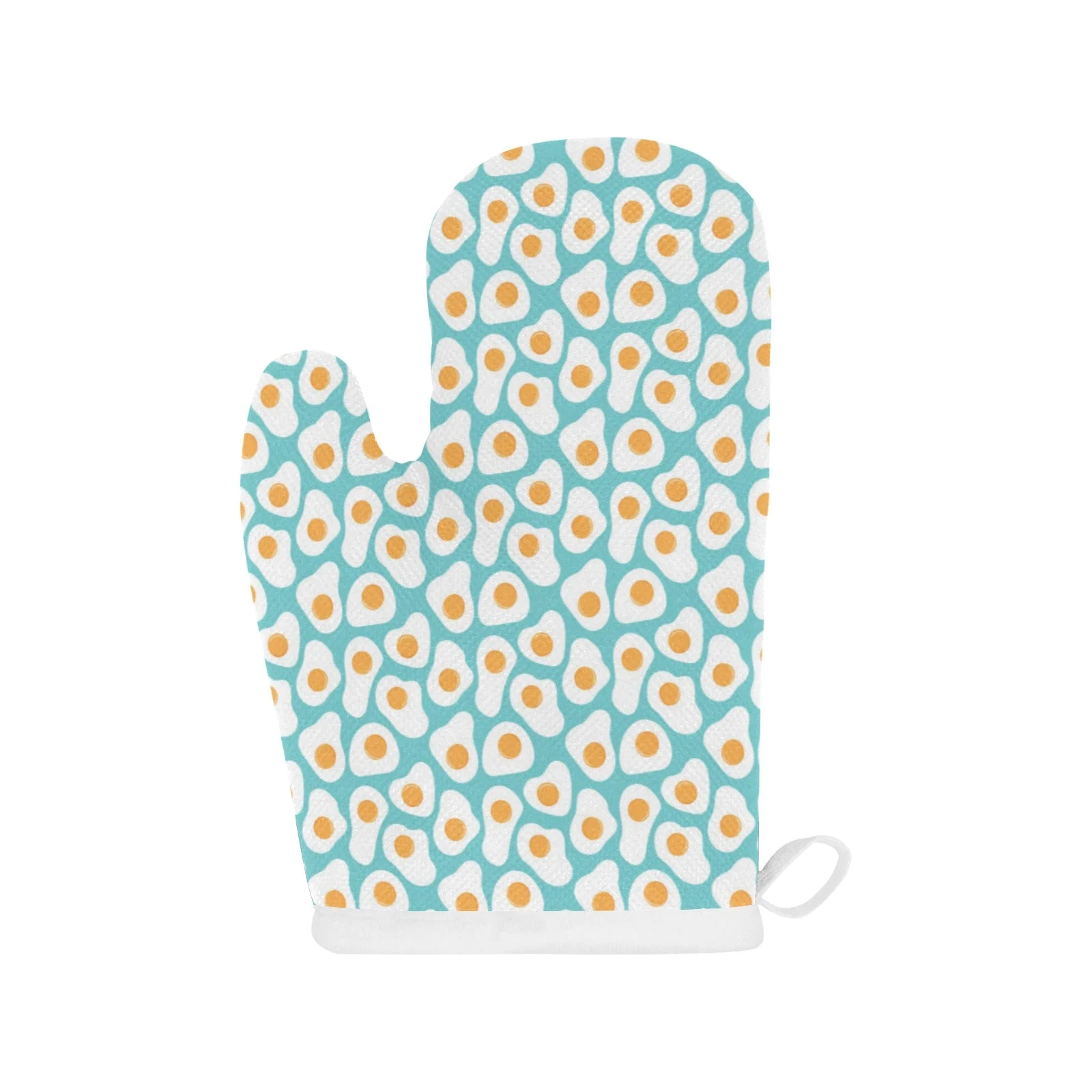 Fried Eggs Pattern Print Design 04 Heat Resistant Oven Mitts & Pot Holders Set Fried Eggs Pattern Print Design 04 Heat Resistant Oven Mitts & Pot Holders Set