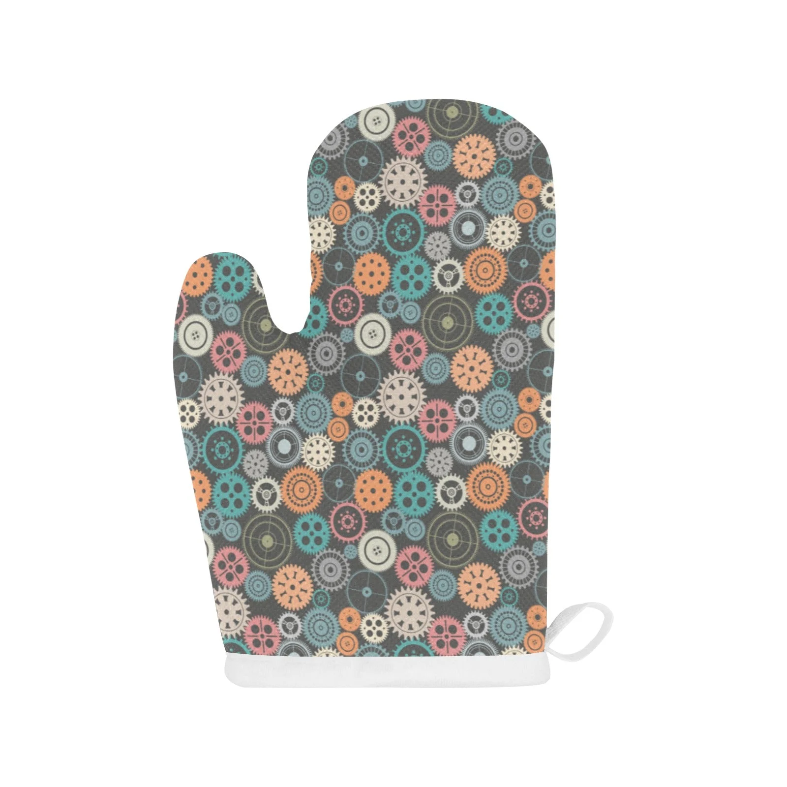 Gear Pattern Print Design 05 Heat Resistant Oven Mitts & Pot Holders Set Gear Pattern Print Design 05 Heat Resistant Oven Mitts & Pot Holders Set