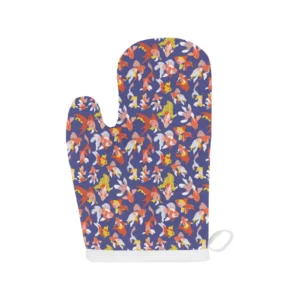 Goldfish Pattern Print Design 04 Heat Resistant Oven Mitts & Pot Holders Set