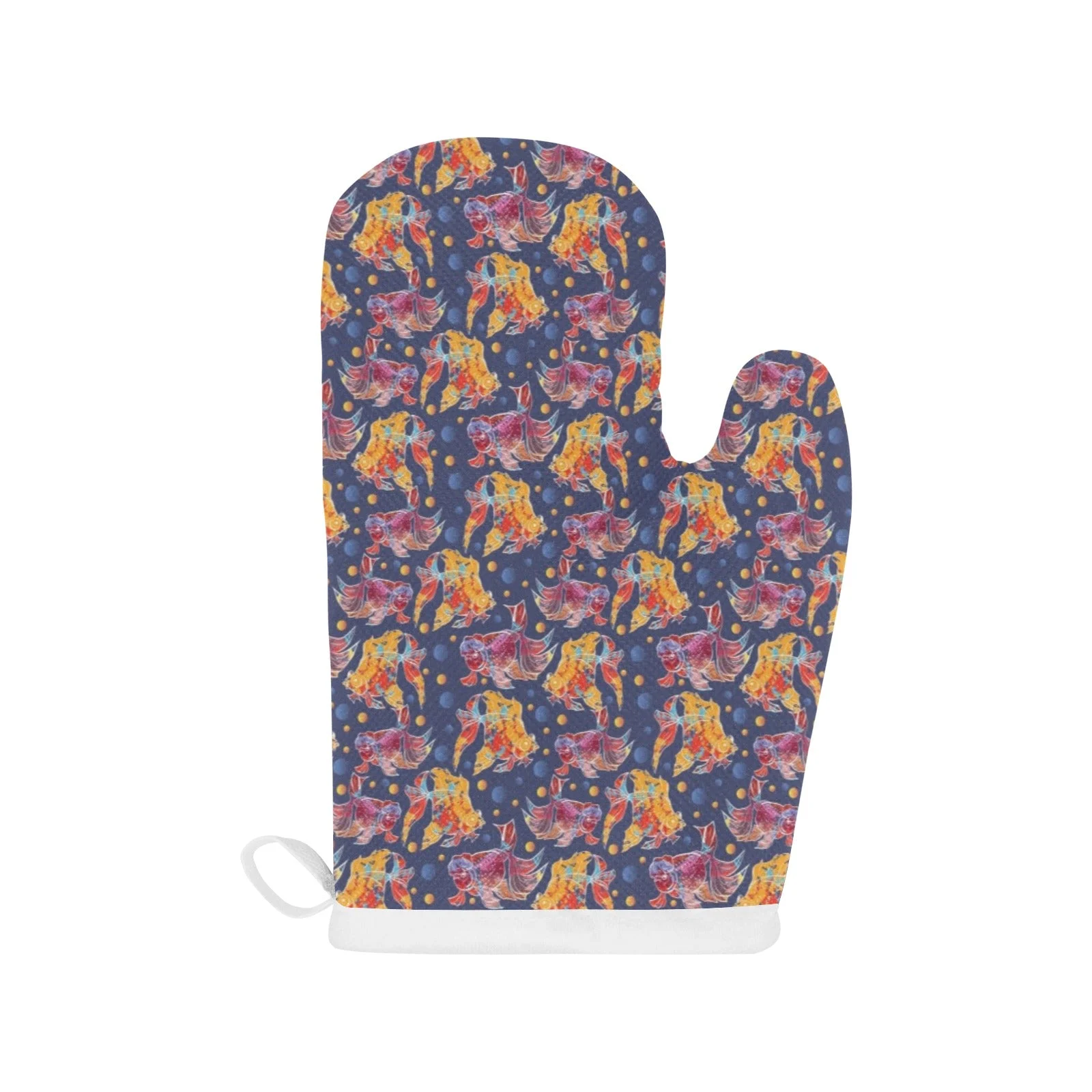 Goldfish Pattern Print Design 05 Heat Resistant Oven Mitts & Pot Holders Set Goldfish Pattern Print Design 05 Heat Resistant Oven Mitts & Pot Holders Set