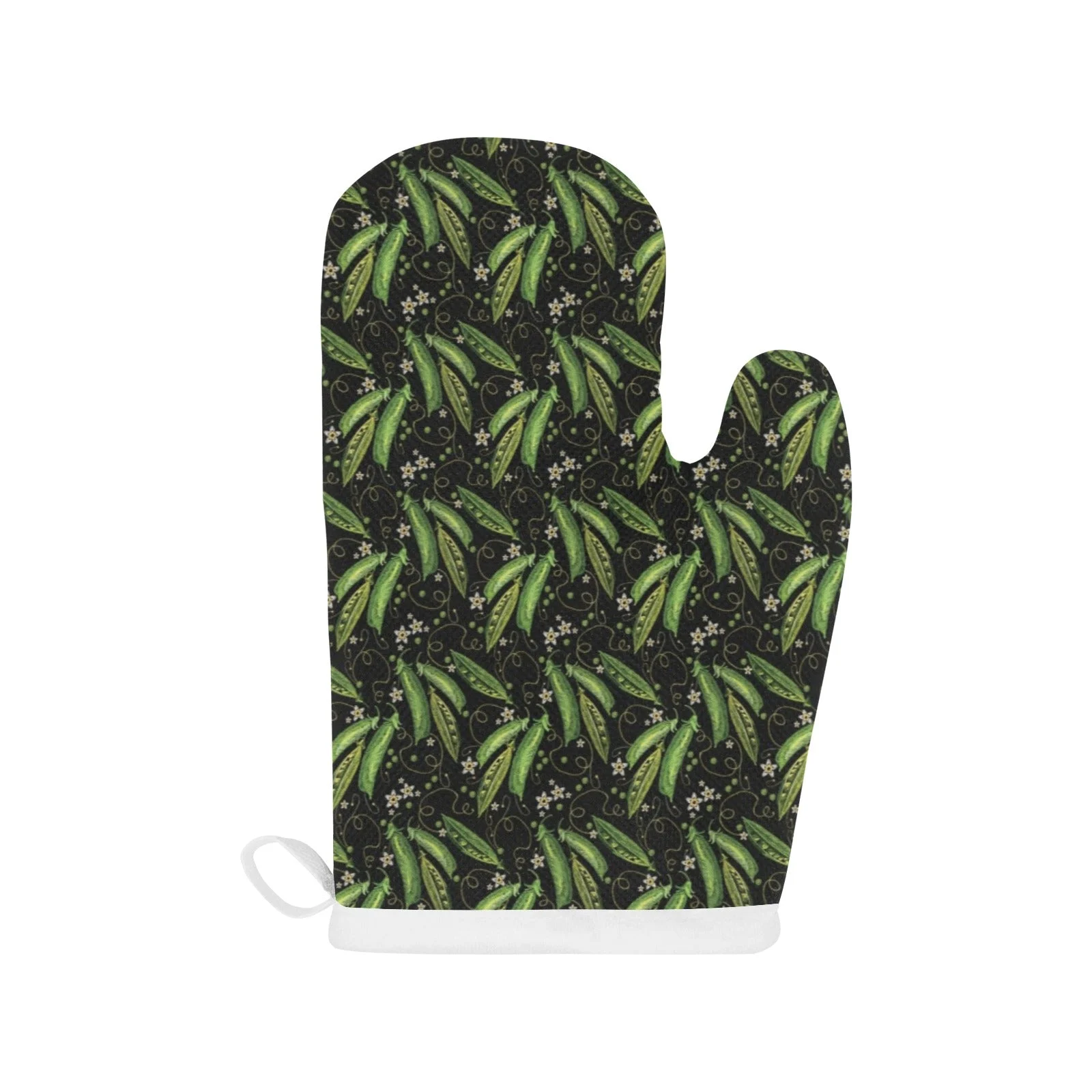 Green Peas Pattern Print Design 02 Heat Resistant Oven Mitts & Pot Holders Set Green Peas Pattern Print Design 02 Heat Resistant Oven Mitts & Pot Holders Set