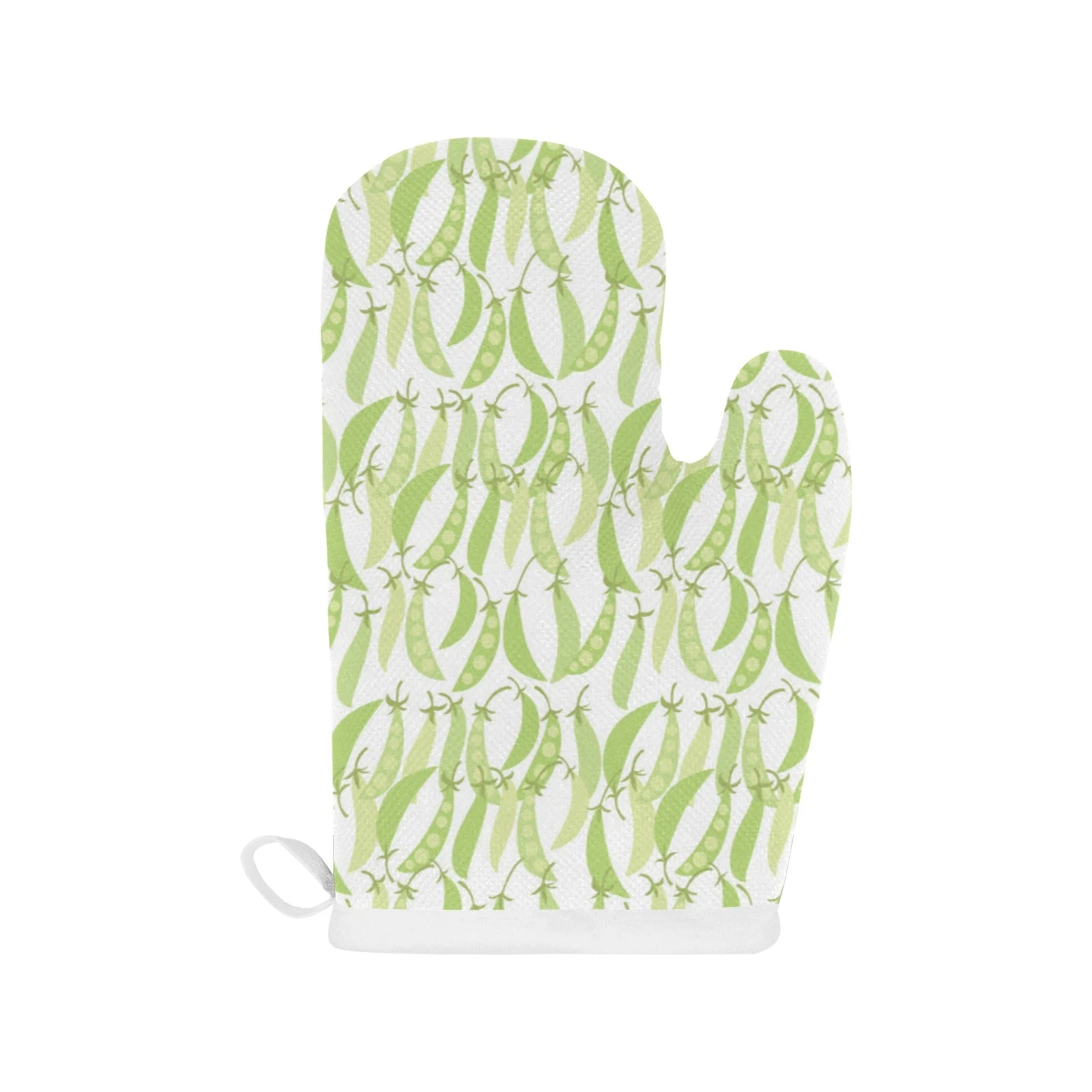 Green Peas Pattern Print Design 03 Heat Resistant Oven Mitts & Pot Holders Set Green Peas Pattern Print Design 03 Heat Resistant Oven Mitts & Pot Holders Set