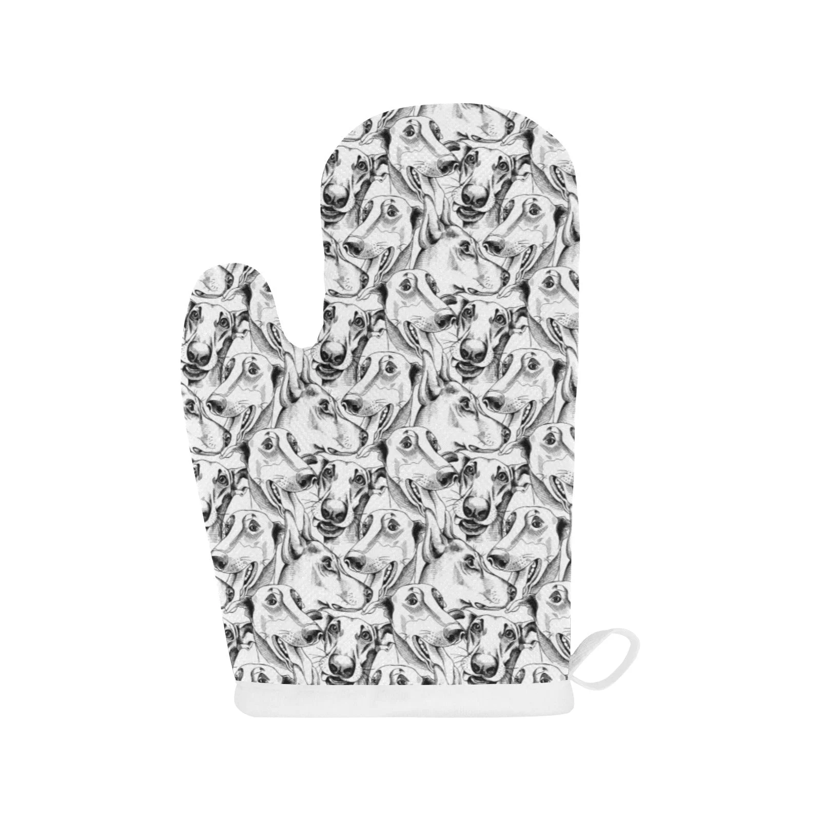 Greyhound Pattern Print Design 01 Heat Resistant Oven Mitts & Pot Holders Set Greyhound Pattern Print Design 01 Heat Resistant Oven Mitts & Pot Holders Set