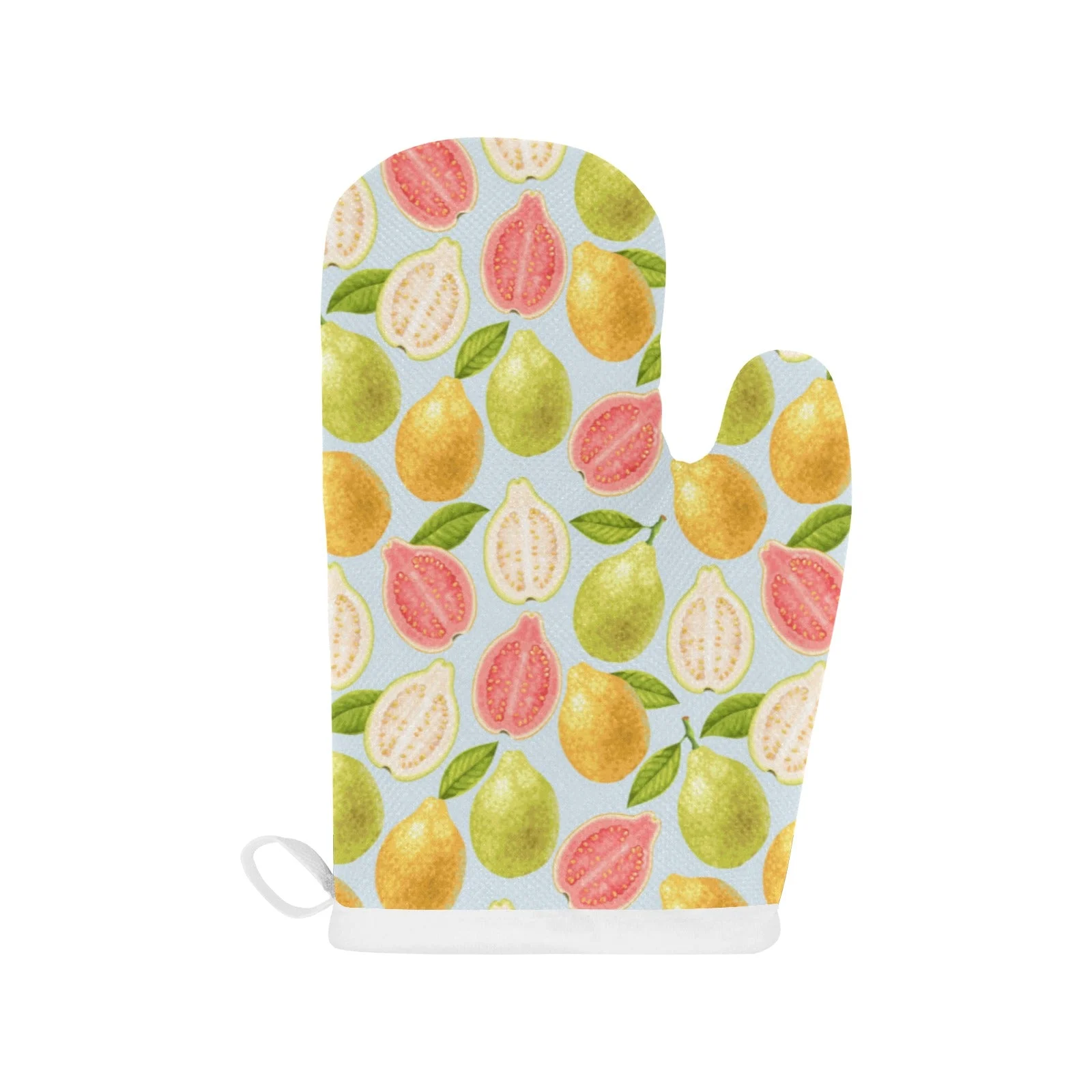 Guava Design Pattern Heat Resistant Oven Mitts Pot Holders Set Guava Design Pattern Heat Resistant Oven Mitts Pot Holders Set