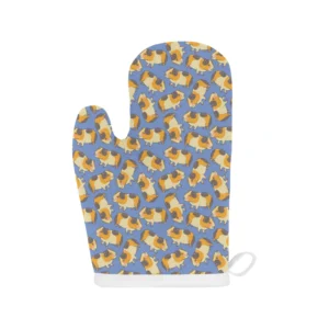 Guinea Pig Pattern Print Design 02 Heat Resistant Oven Mitts & Pot Holders Set