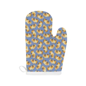 Guinea Pig Pattern Print Design 02 Heat Resistant Oven Mitts & Pot Holders Set