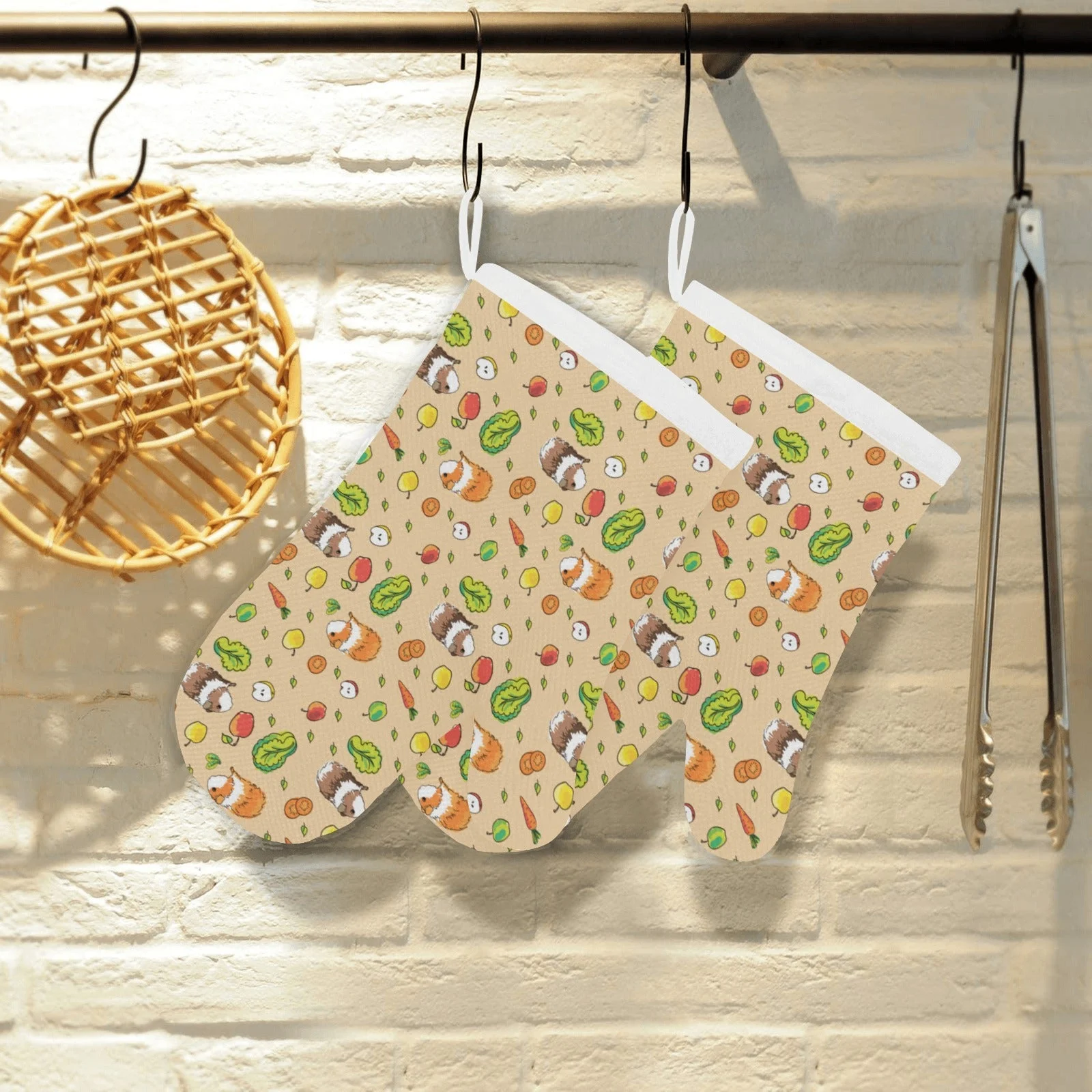 Guinea Pig Pattern Print Design 05 Heat Resistant Oven Mitts & Pot Holders Set Guinea Pig Pattern Print Design 05 Heat Resistant Oven Mitts & Pot Holders Set